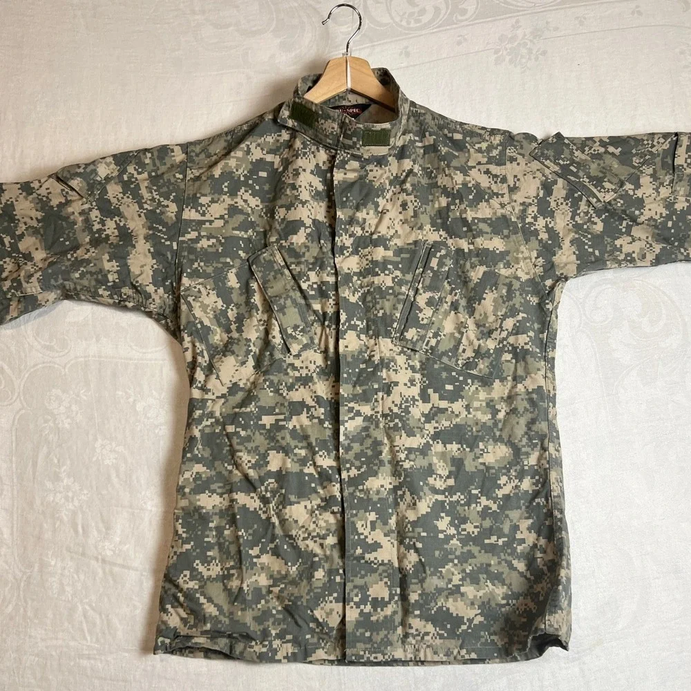 TRU-SPEC Digital Camo Military‎ Field Jacket Medium Regular Men's Utility Work